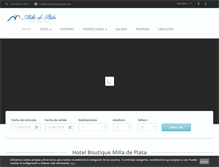 Tablet Screenshot of hotelmilladeplata.com